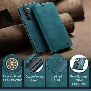 Retro Flip S23 S22 Ultra Case for Samsung S21FE Wallet Galax