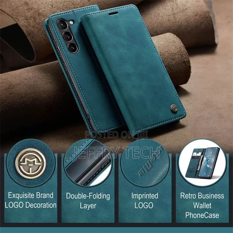 Retro Flip S23 S22 Ultra Case for Samsung S21FE Wallet Galax