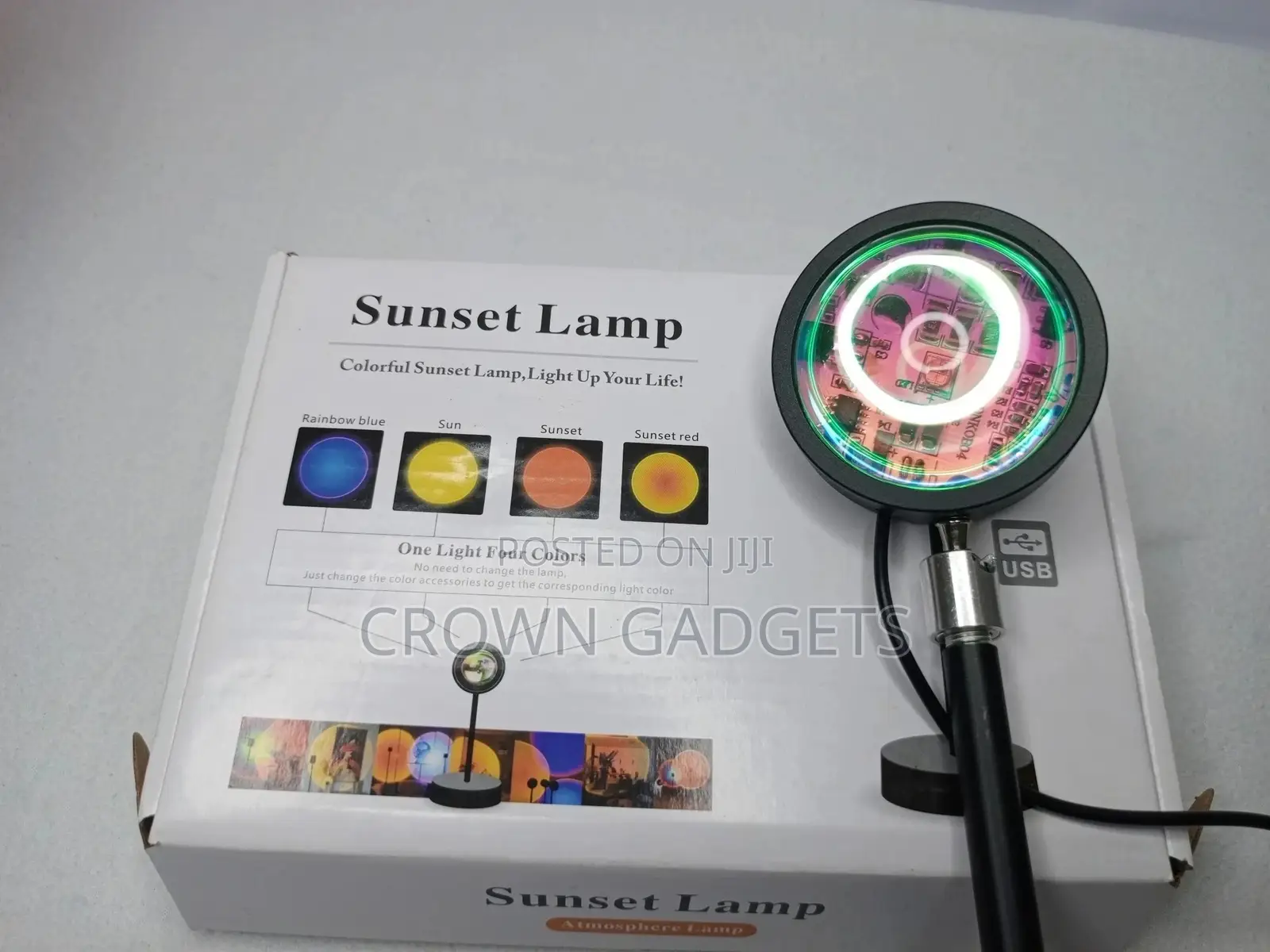 180 Degree Rotation Sunset Light Projector