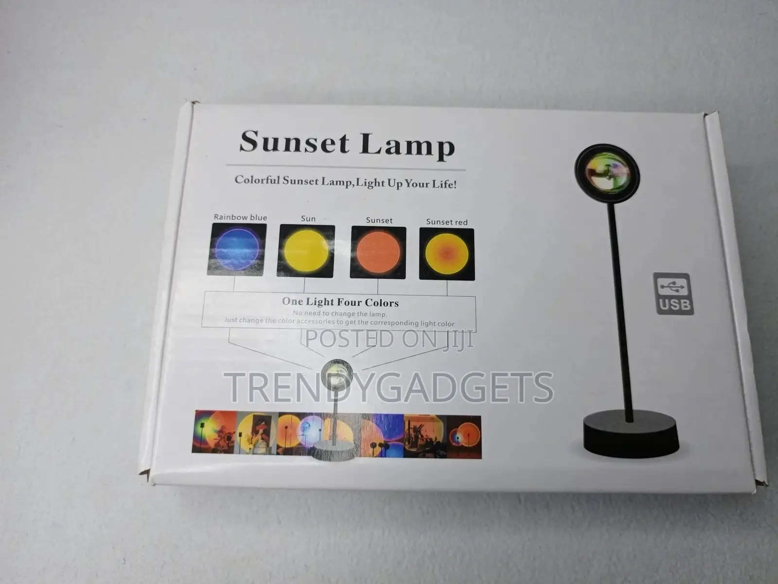 16 Colors Romantic Visual Mood Lighting Lamp With Remote