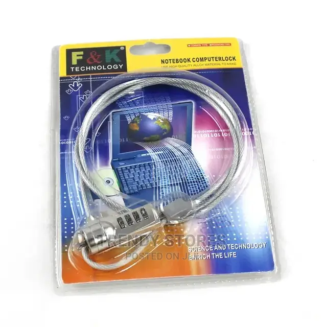 Security Combination Cable Lock for Laptop Notebook