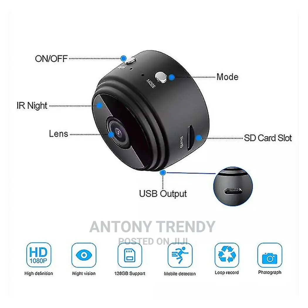 Wifi Wireless Hidden Camera A9 Mini Cctv