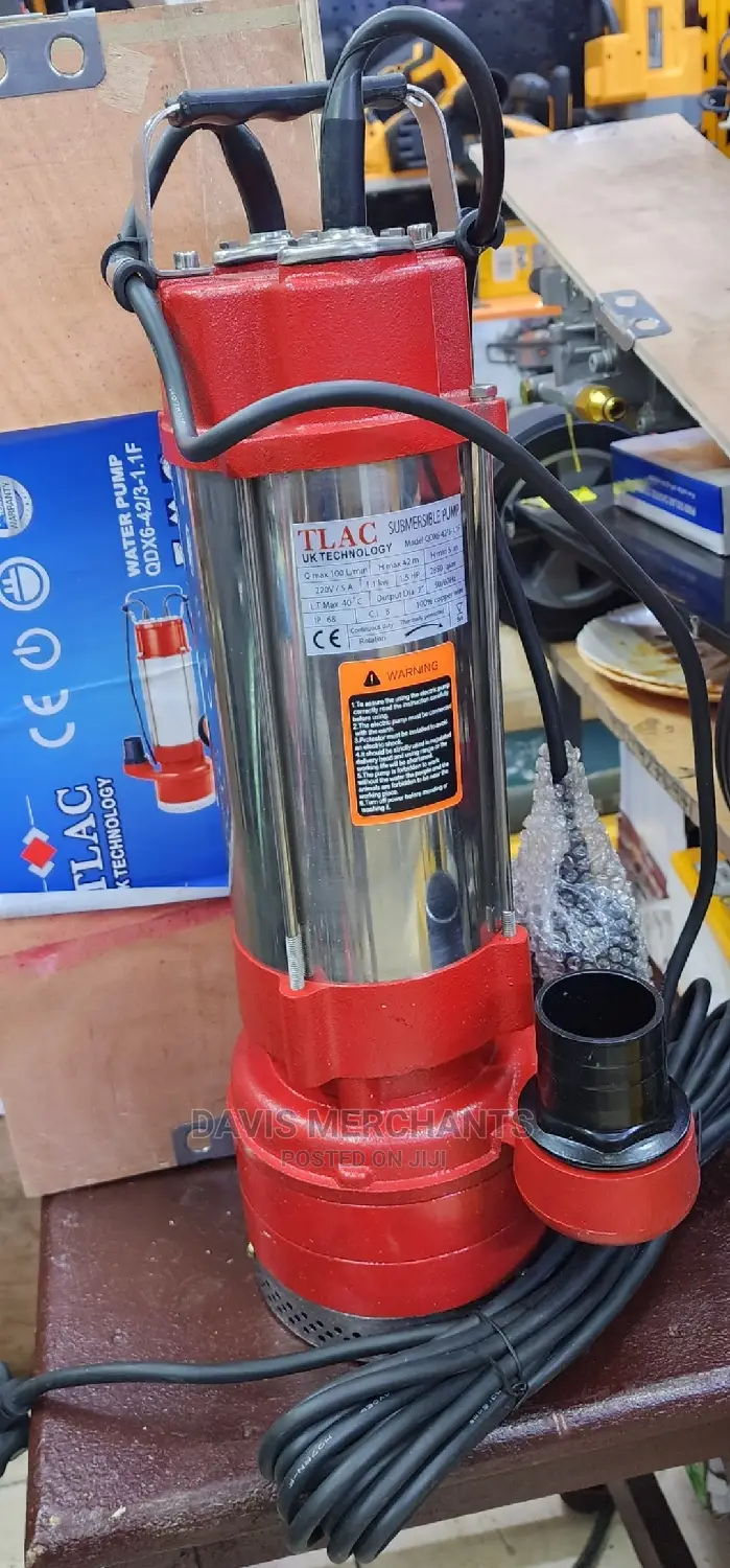 Submersible Water Pump With High Flow Rate 42M Head