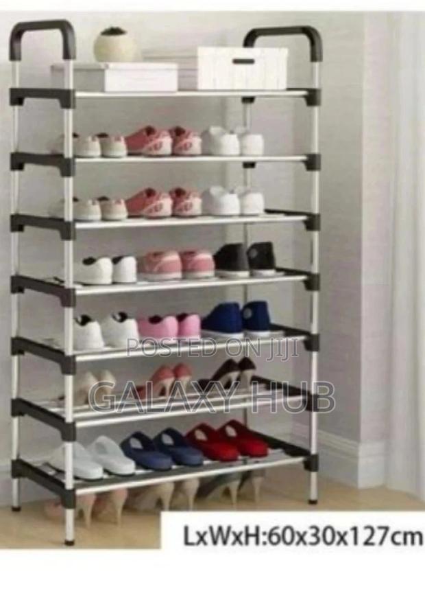 Hommy Adjustable Portable Shoerack - 7 Tier