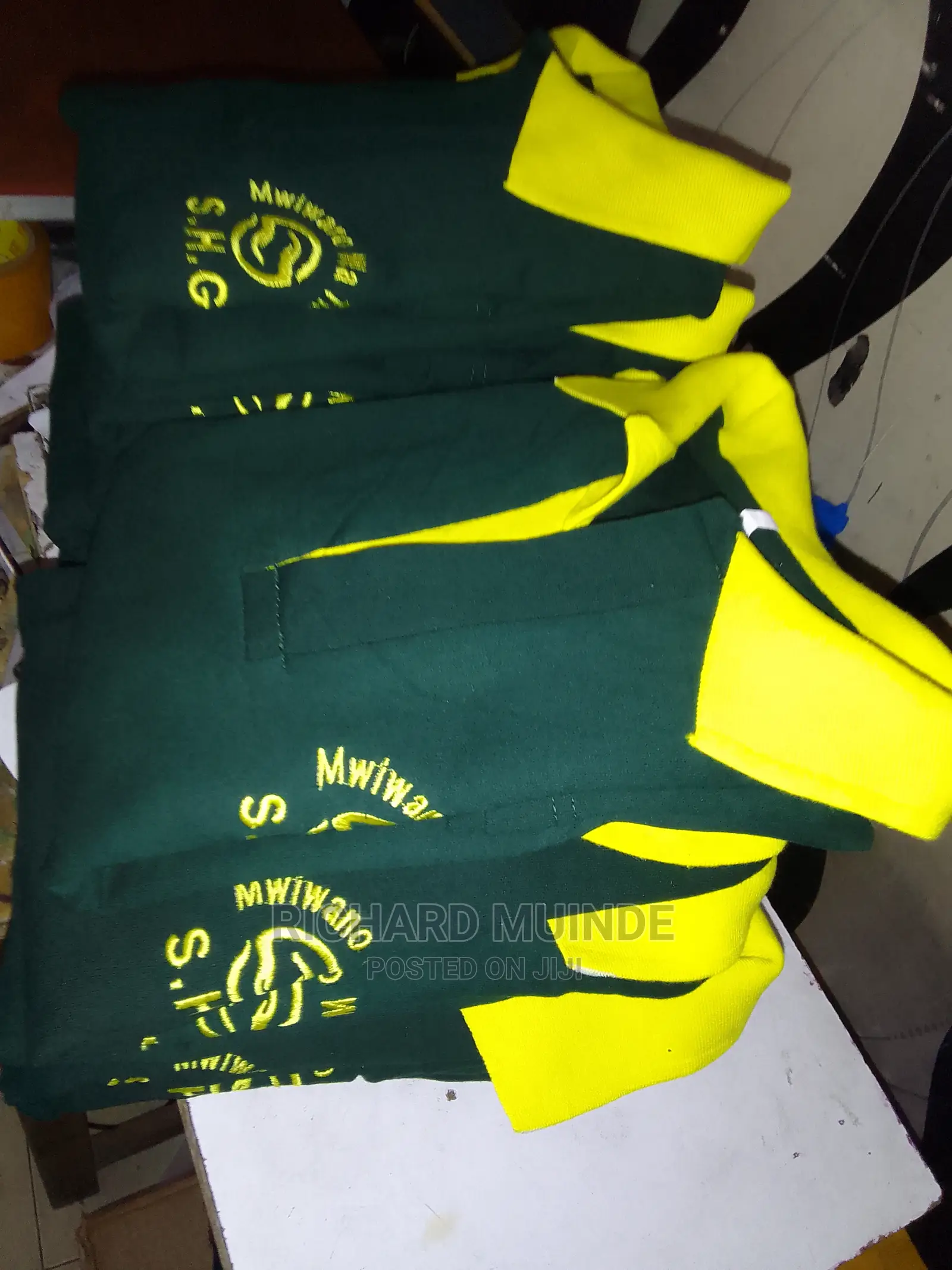 Plain and Branded Khaki Polo and T-Shirts, Hoodies
