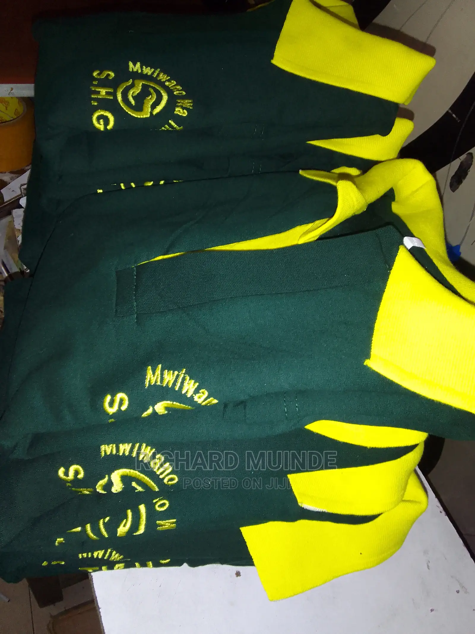 Plain and Branded Khaki Polo and T-Shirts, Hoodies