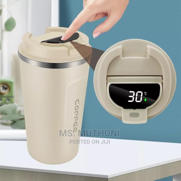 Thermos Coffee Travel Mugs With Temperature Display - thumbnail 3