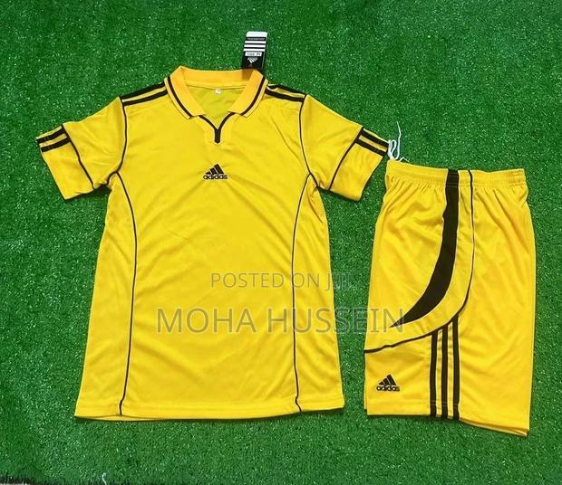 Plain Adidas Football Uniforms - main view