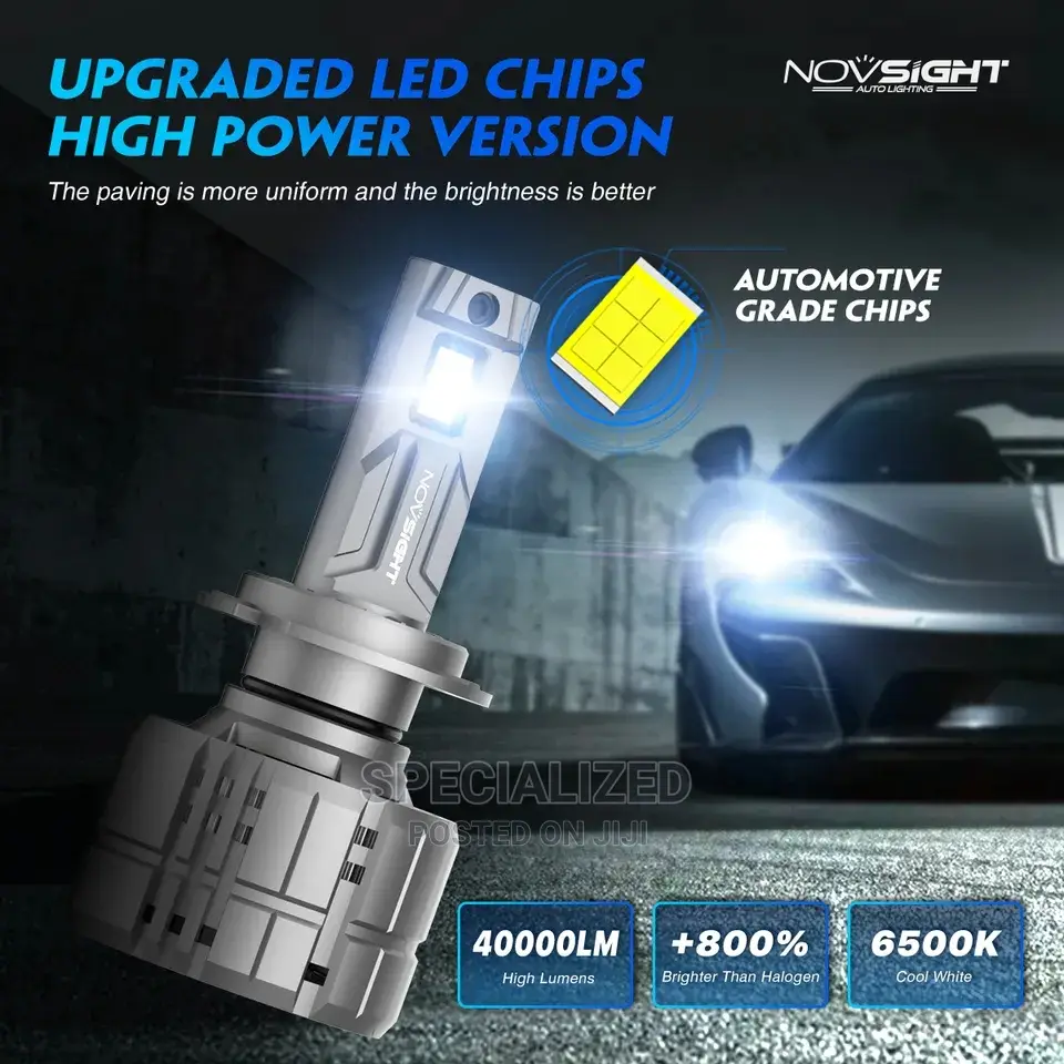 Novsight N60 Super Bright White Car Headlight Led Bulbs
