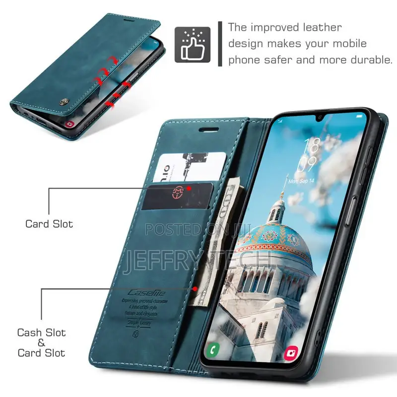Samsung Galaxy A24 4G Wallet Case, Premium PU Leather Flip F