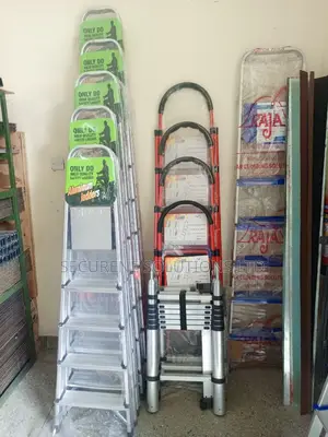 A Type Ladders Aluminum and Steel
