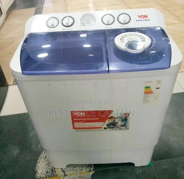 Von Twin Tup Washing Machine 7kg Semi Automatic - main view
