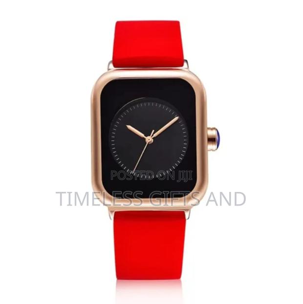 Rebirth 096 Red Silicone Strap Unisex Watch