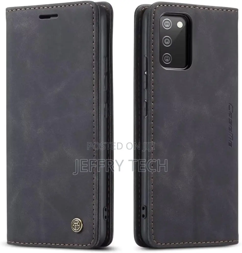 Galaxy A03s Wallet Case, PU Leather Flip Cover Stand Shockpr