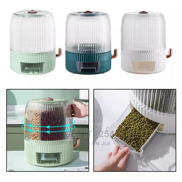 Compartment Rotatable Cereal Storage - main view