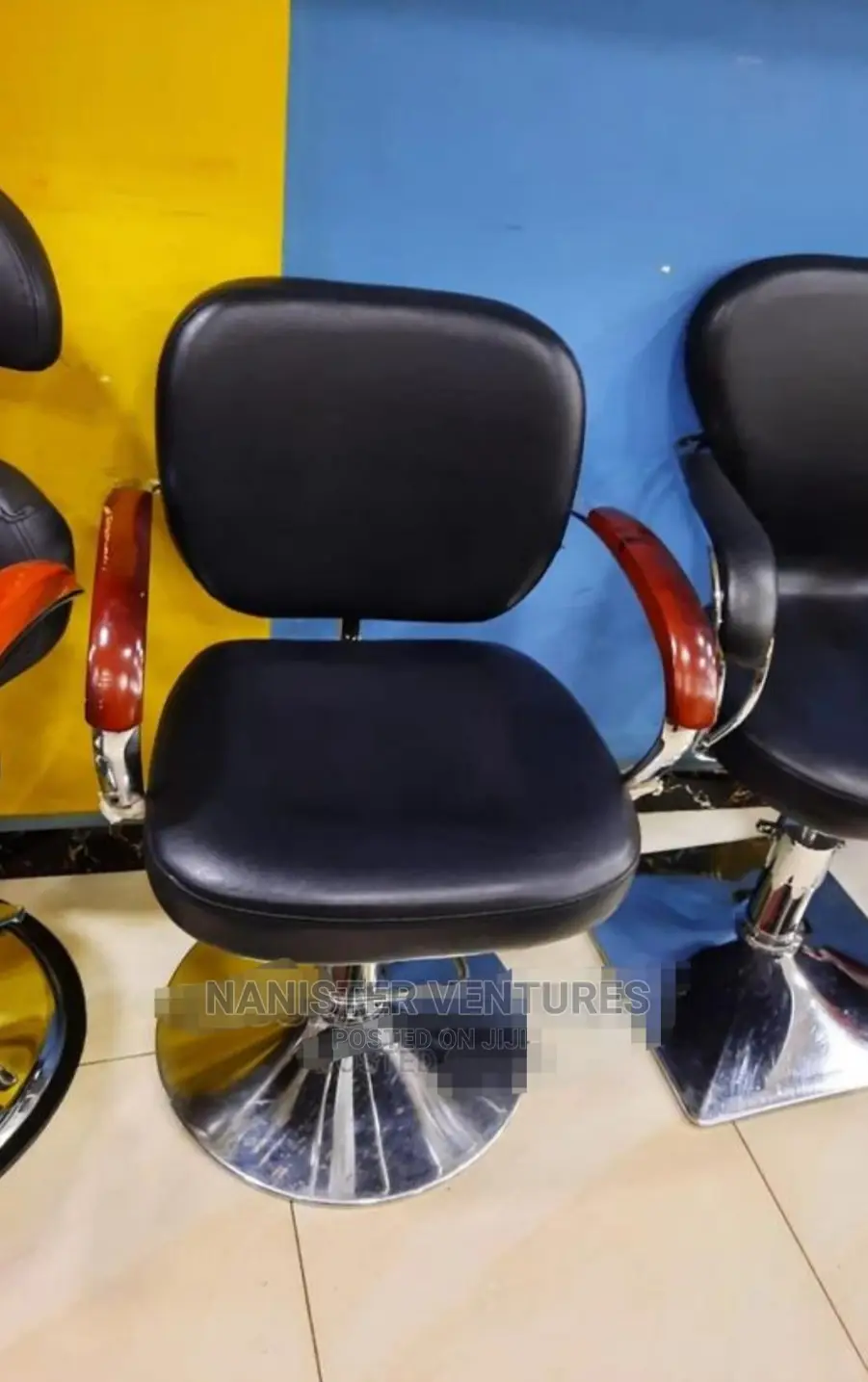 Styling Berber Chair for Salon Design in Nairobi Central Salon