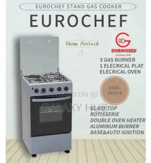 Eurochef 3+1 Standing Cooker With Electric Oven