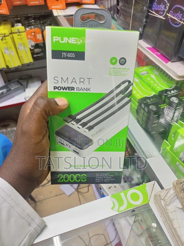 Punex Power Bank 2000mah With 3 Cables - main view