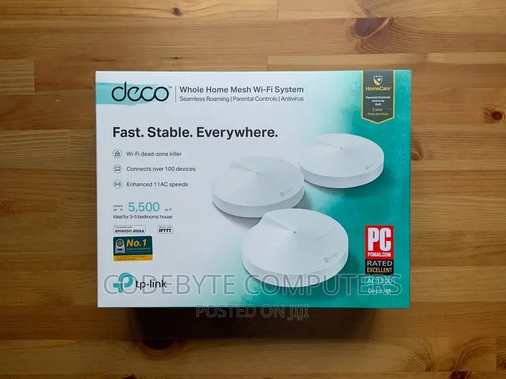 Tp-Link Deco M5 Ac1300 Wifi System Tl-Deco M5 3 Pack