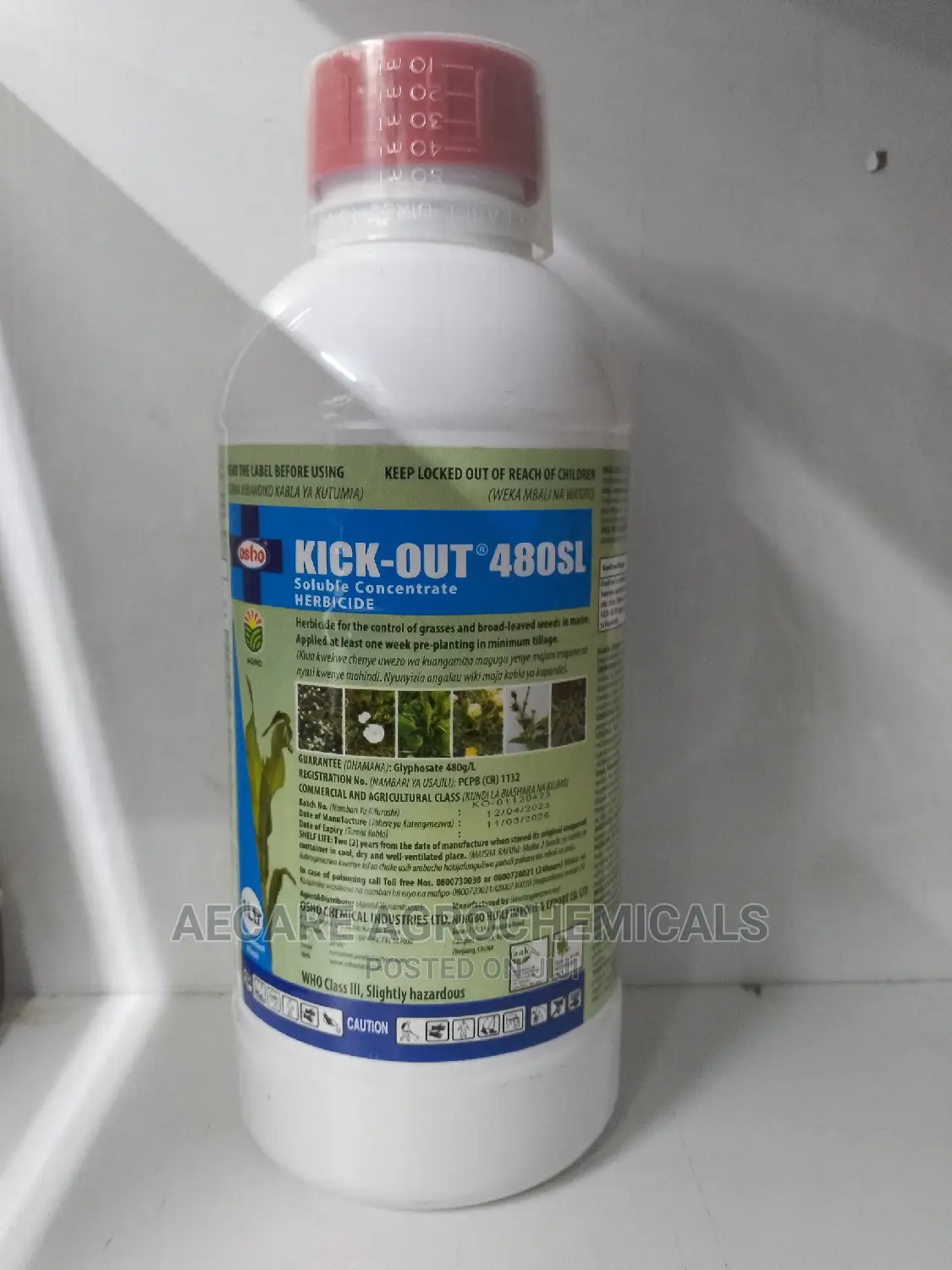 Kick-Out 480sl Herbicide 1litre