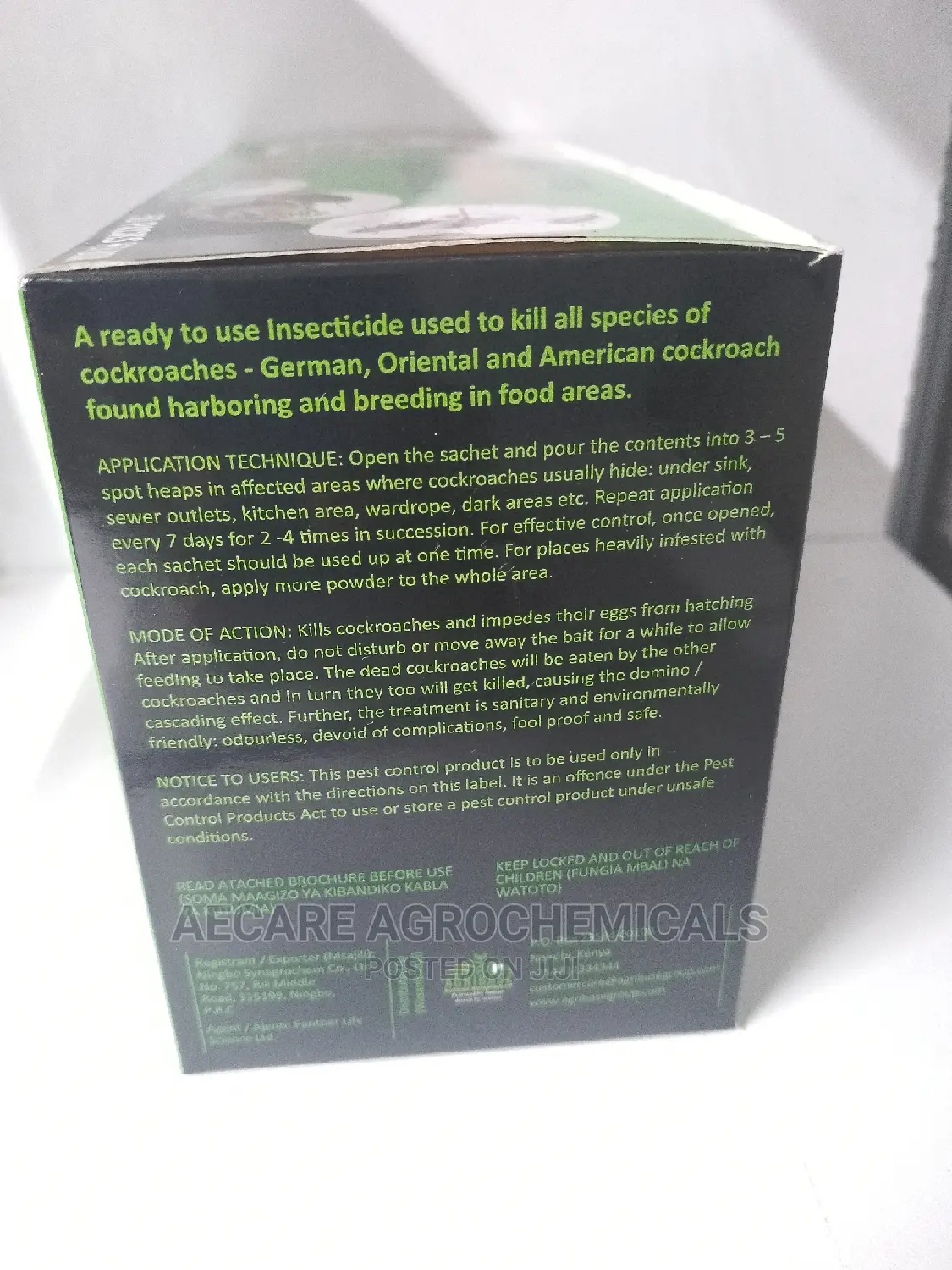Mende Mo Fire 5G Cockroach Bait 50 × 5g Satchet Per Box