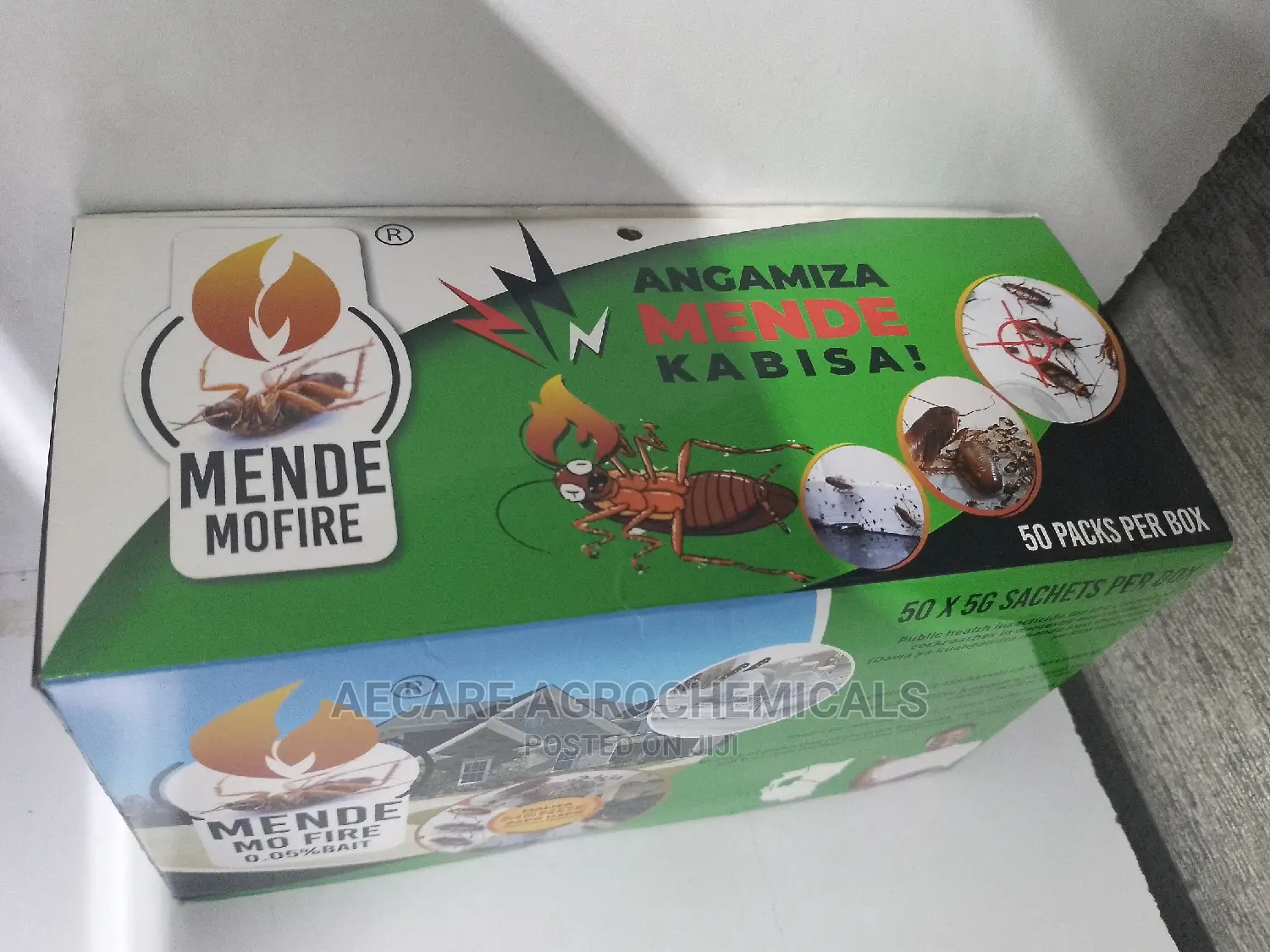 Mende Mo Fire 5G Cockroach Bait 50 × 5g Satchet Per Box