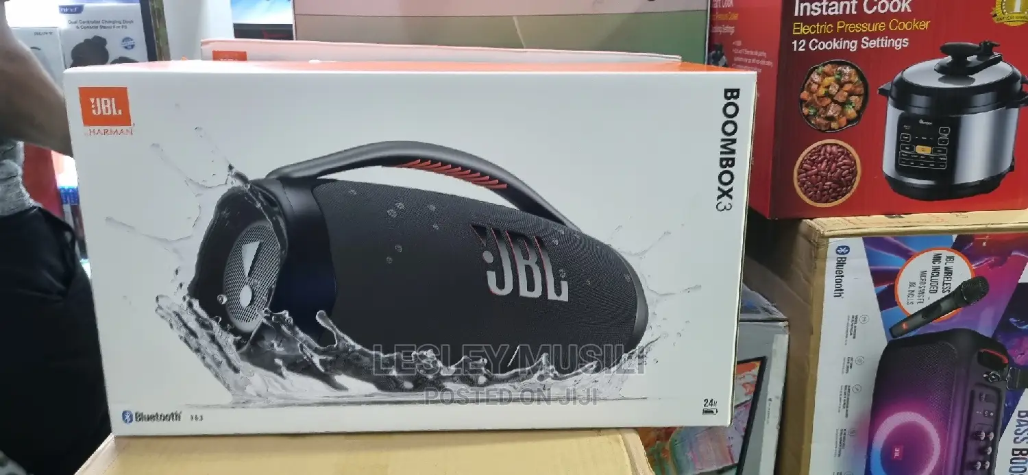 JBL Boombox 3 - Portable Bluetooth Speaker,Black