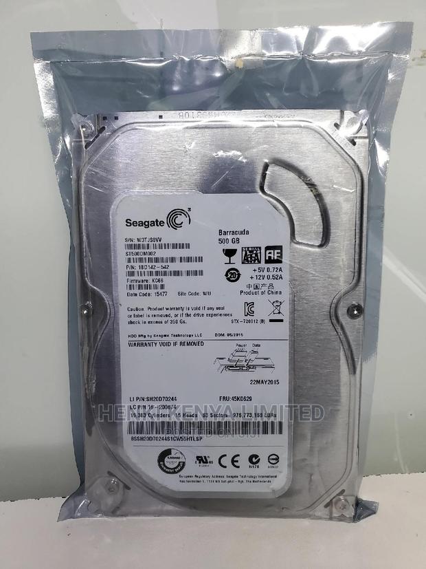 Seagate 500GB Internal Hard Drive for CCTV and Desktop