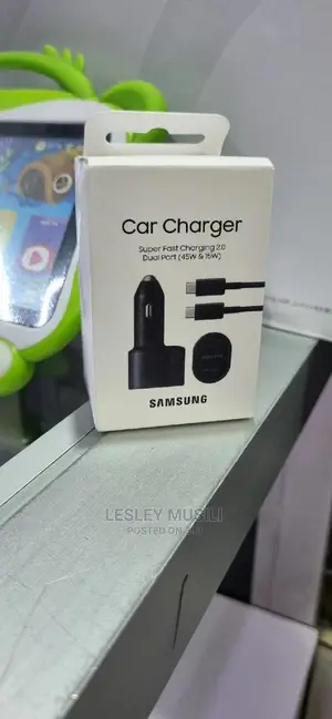 Samsung Car Charger
Super Fast Charong20
DUG Port (45W 5W)