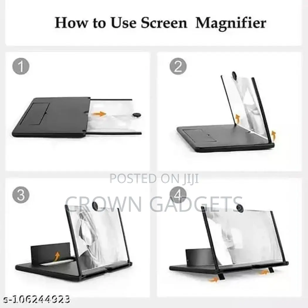 Folding Cell Phone Screen Magnifier