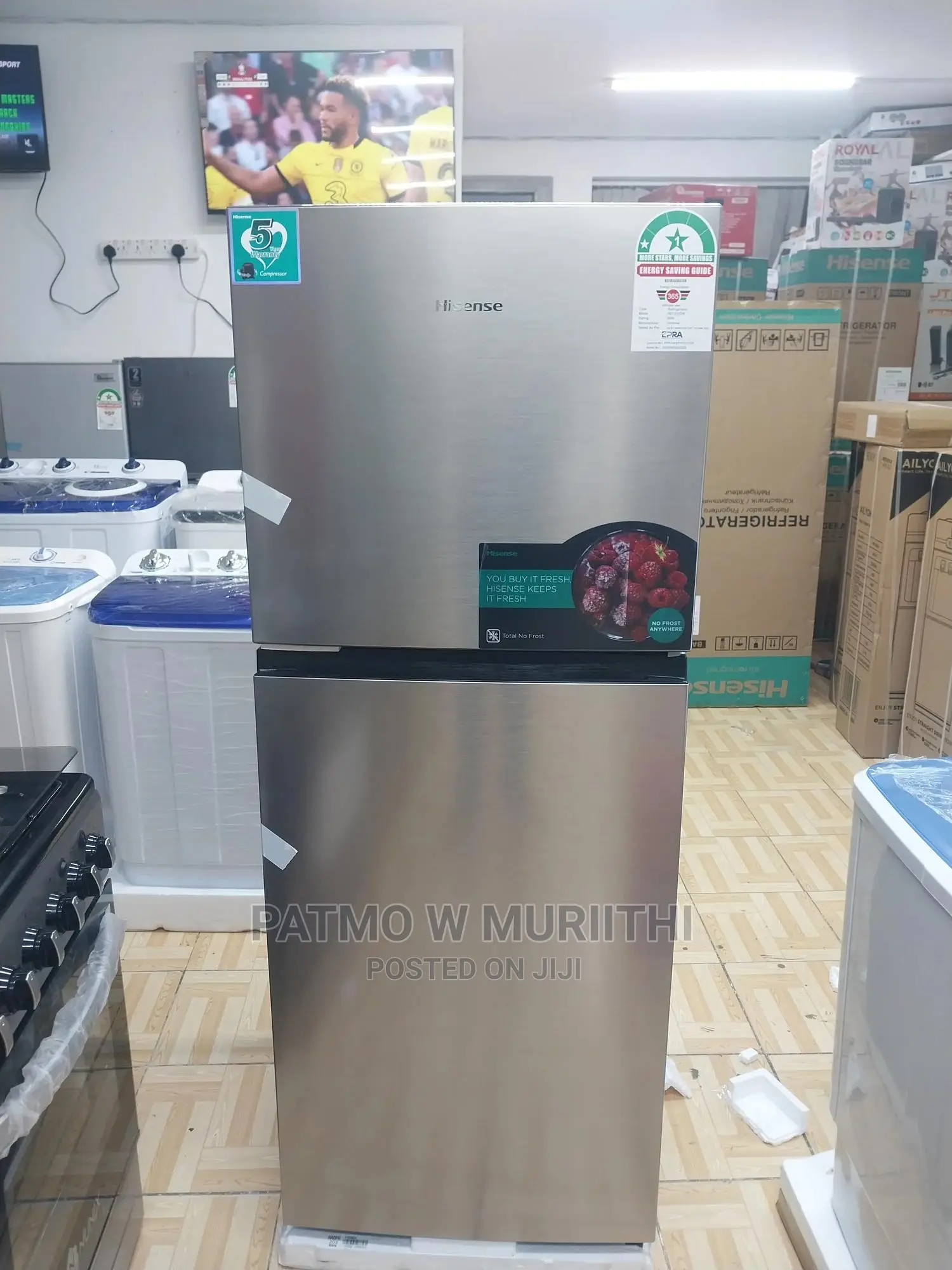 Hisense Fridge Ref203dr 203l Double Door Fridge No Frost