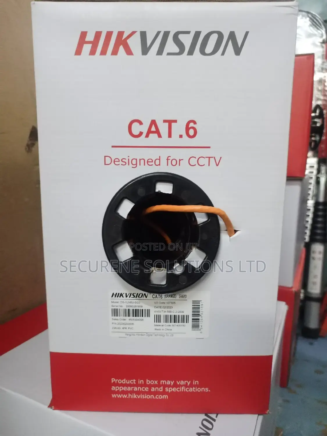 Hikvision Ds-1ln6u-Sc0 Utp Cat6 Network Cable