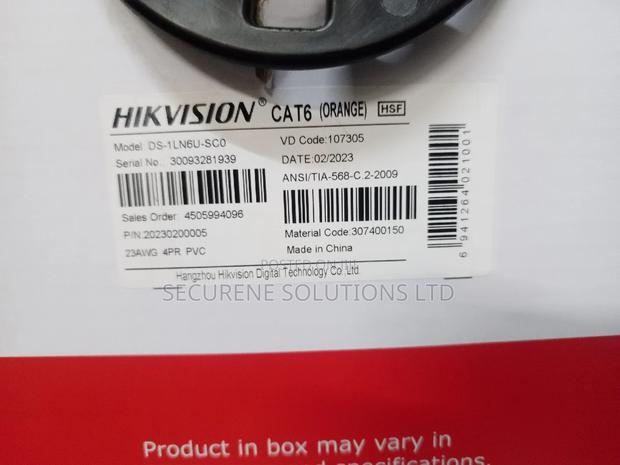 Hikvision Ds-1ln6u-Sc0 Utp Cat6 Network Cable - thumbnail 6