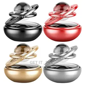 Solar Car Interior Dashboard Air Freshener Rotating Aroma