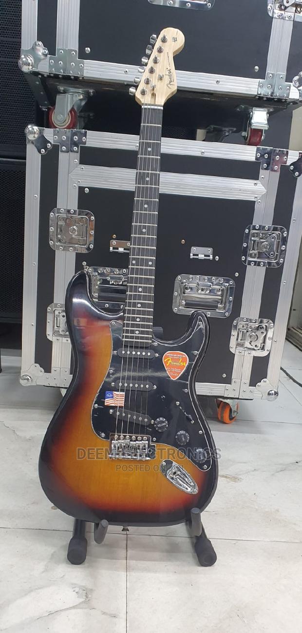 Rhythm Guitar Fender With Strong Guitar Stand