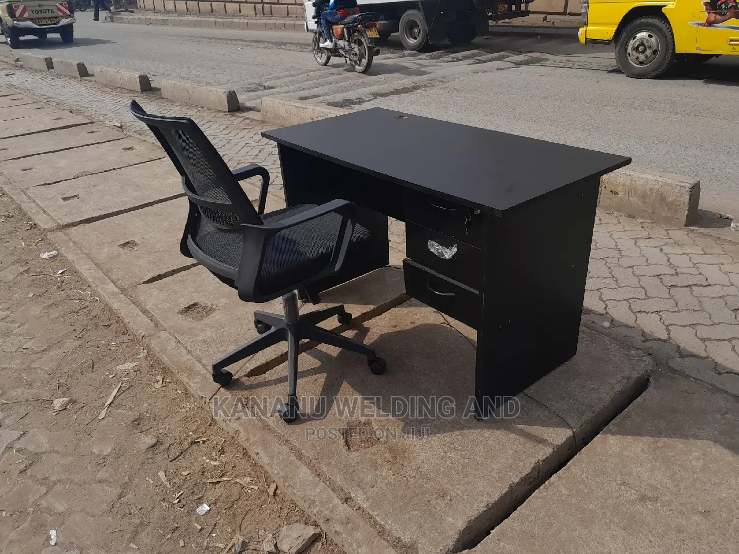 Office Desk and Office Chair