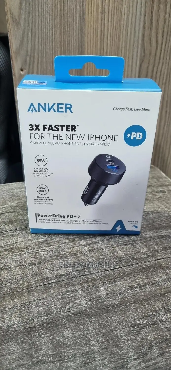 Anker Powerdrive PD+ 2 – 35W 2-Port USB-C Car Charger