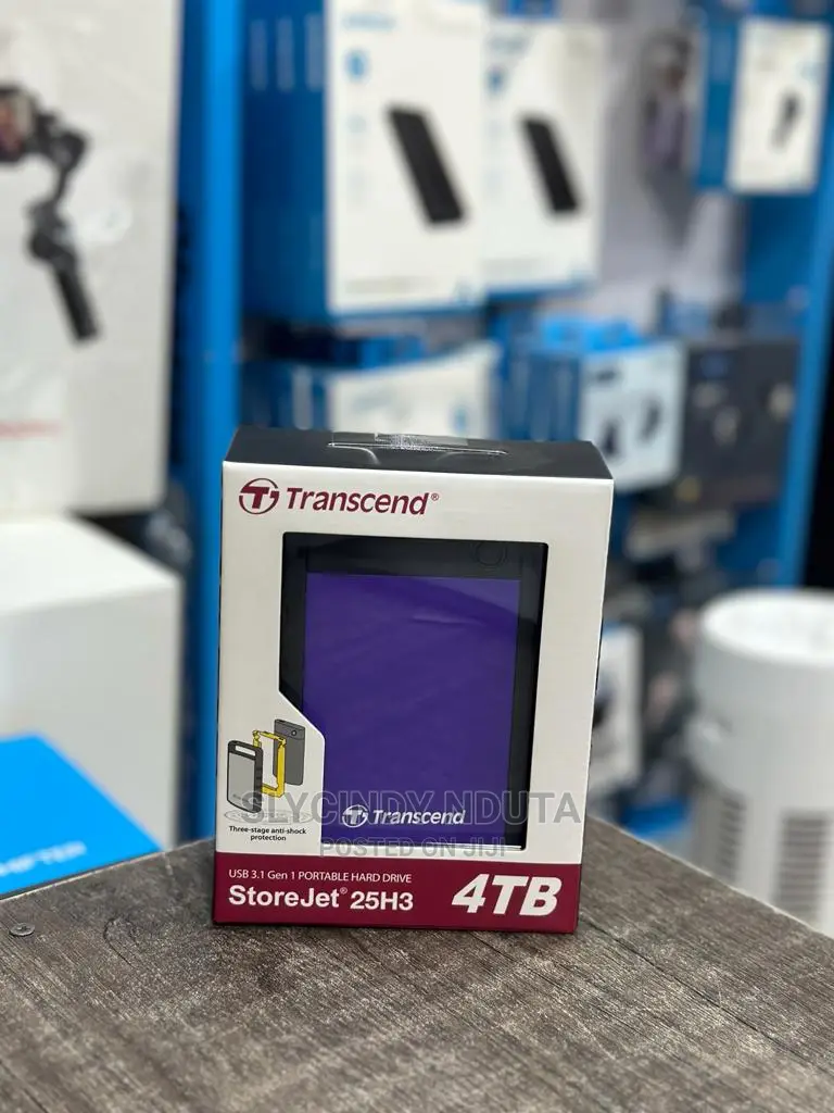 4tb USB 3.1 Gen 1 Portable Hard Drive Storjet 25H3