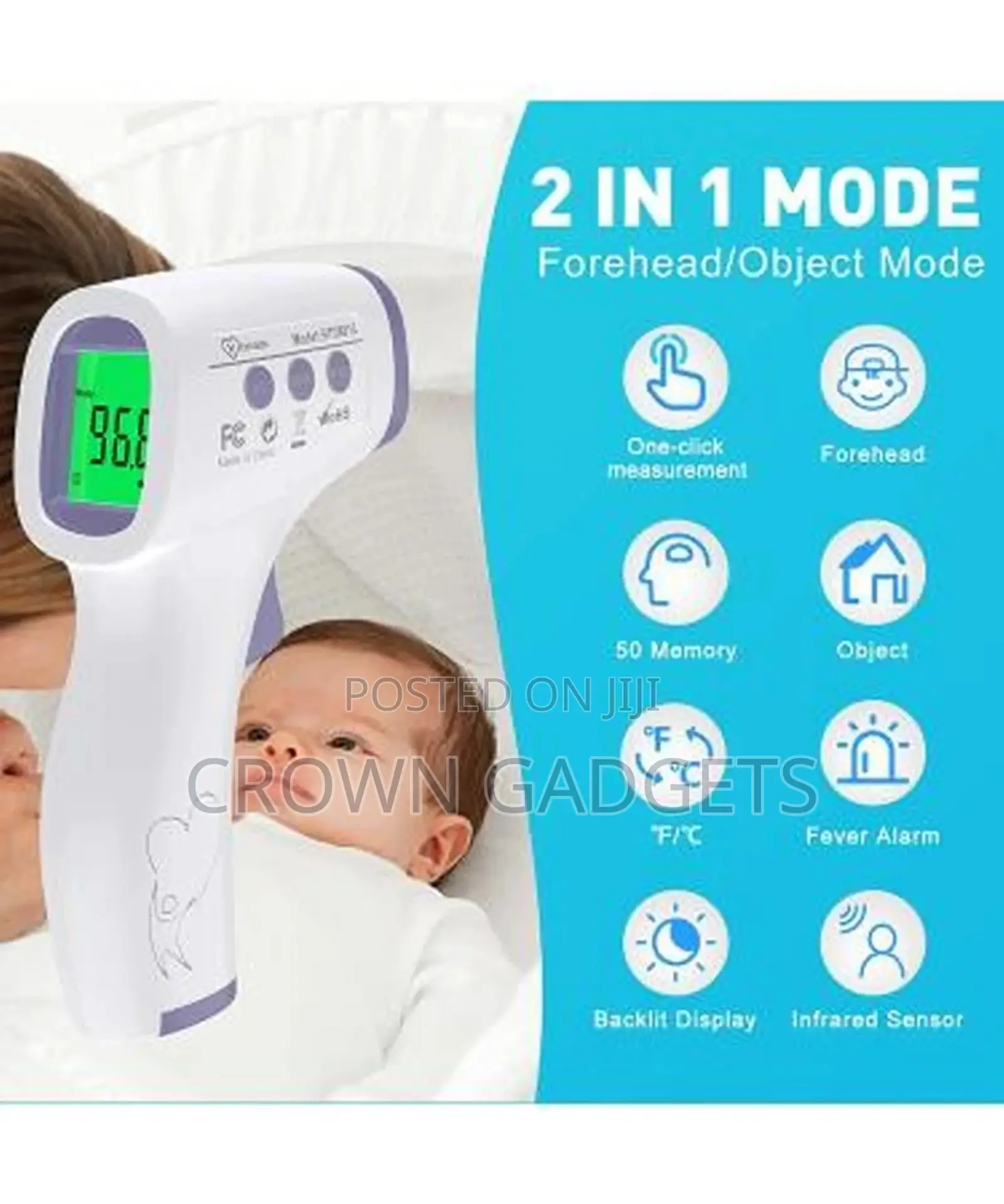 Fashion Smart Infrared Forehead Thermometer