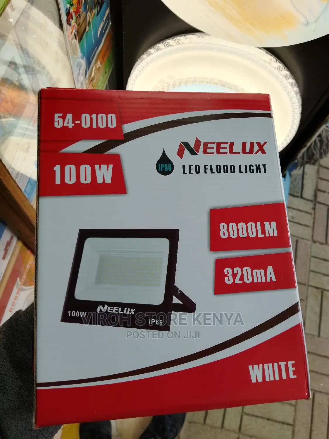 New IP66 100watts Security Light 8000LM 320MA LED Lights
