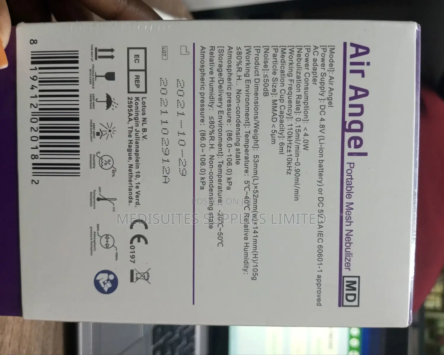 Portable Mesh Nebulizer