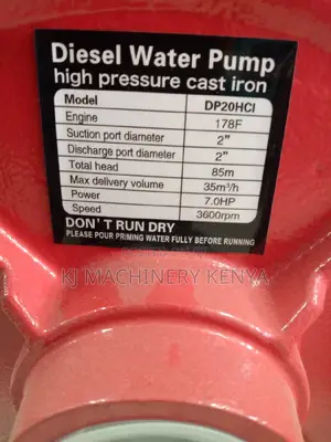 Diesel Cigma Water Pump 2"