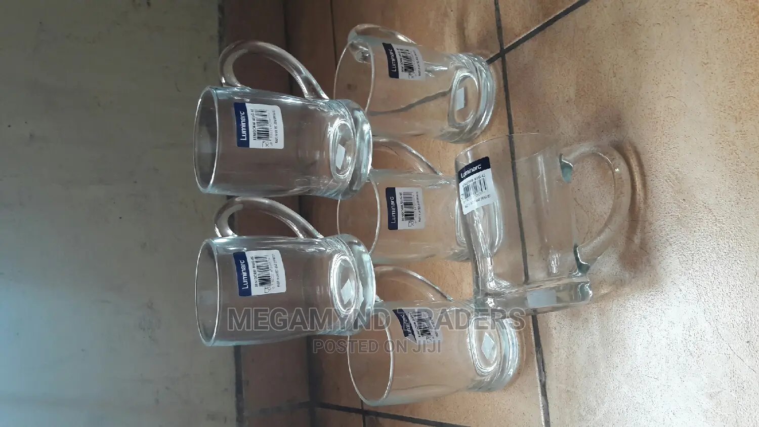 6pc Beer Mugs 450ml/Luminarc Benidorm Mug/Dawa Mug