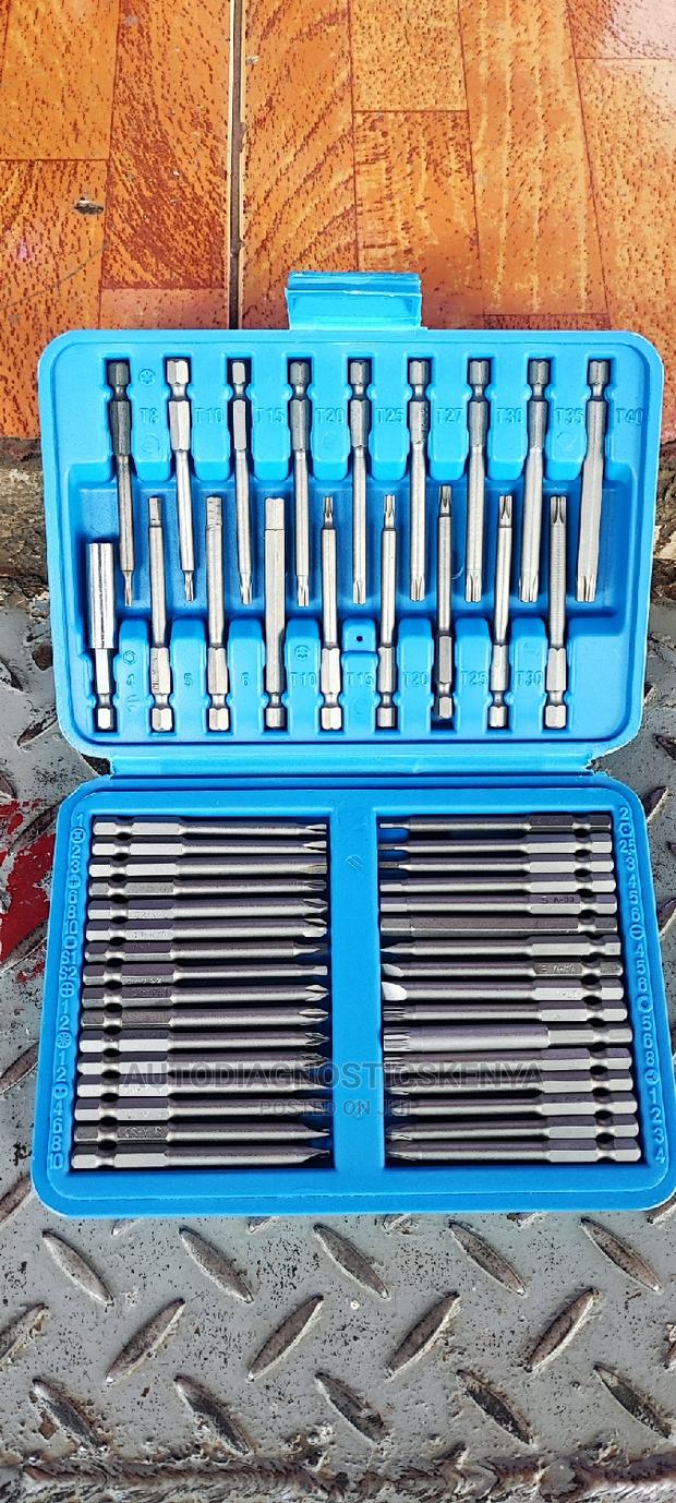 50 Piece Hex, Star, Torx Extra Long Screwdriver Bits - main view