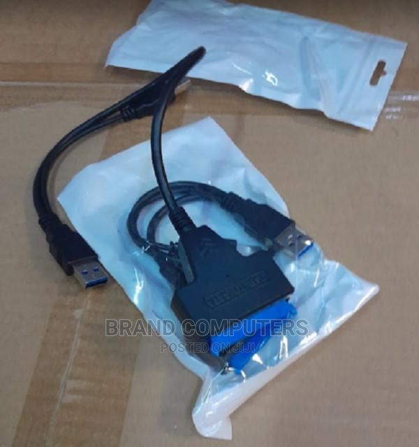 USB 3.0 to SATA Adapter Cable - Black - main view