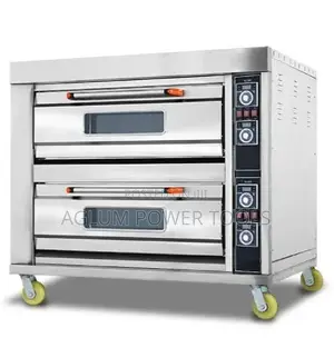 Industrial Oven Two Deck Four Trays