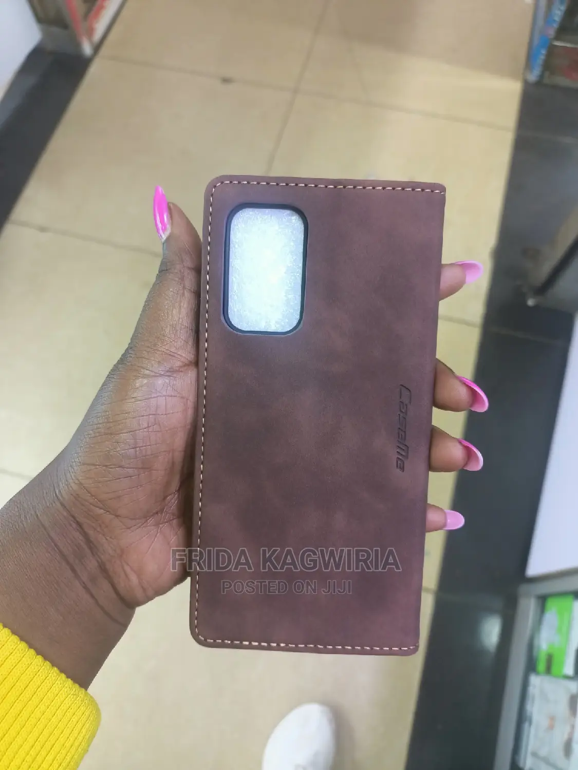 Samsung A53 Coffee Brown Caseme Leather Flip Cover