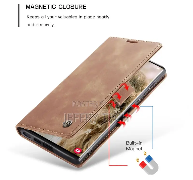 Vintage Series for Samsung Galaxy S22 Ultra 5G Brown