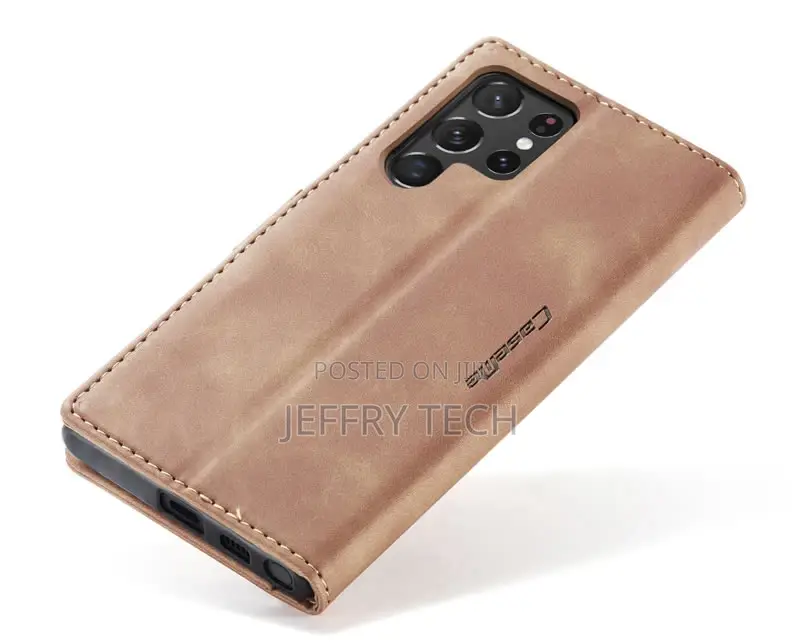 Vintage Series for Samsung Galaxy S22 Ultra 5G Brown