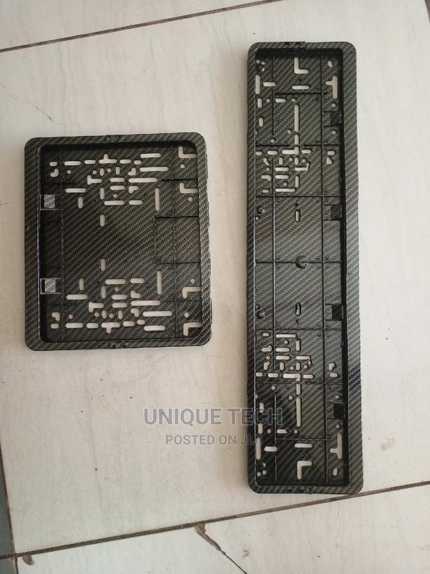 New Generation Number Plate Holder - Carbon Finish